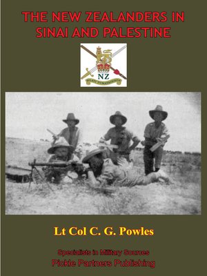 cover image of THE NEW ZEALANDERS IN SINAI AND PALESTINE [Illustrated Edition]
